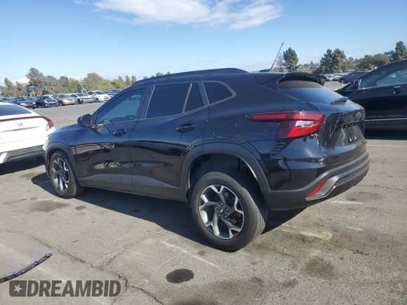 2024 Chevrolet Trax LT with VIN KL77LHE25RC058158, listed as a Copart auction lot 80517855 with 27,259 mi miles and Salvage title. Bid and sale history available at DreamBid. Image 2.