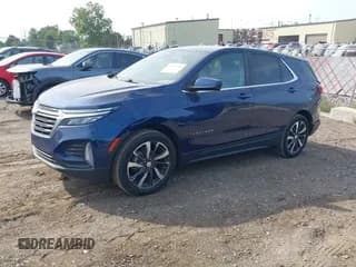 ✅ 2022 Chevrolet Equinox LT • VIN: 3GNAXKEV0NL170456 • Лот: 43177655. Опубликован ранее на IAAI с пробегом 57 085 миль. Бесплатный доступ к архиву аукционных продаж из США и подробный отчёт об истории автомобиля на DreamBid. Изображение 2.