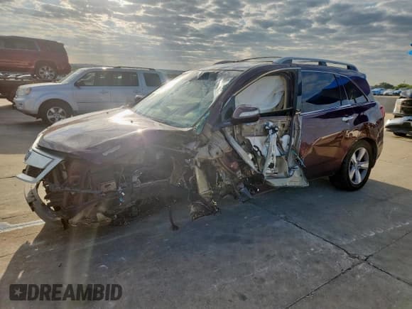 ✅ 2012 Acura MDX Technology • VIN: 2HNYD2H44CH507696 • Lot: 84224555. Listed on Copart with Not provided. Free auction sales archive from the USA and detailed vehicle history report at DreamBid. Image 1.