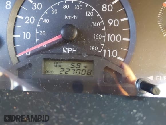 ✅ 2006 Toyota Corolla LE • VIN: JTDBR32E460089914 • Lot: 43855630. Wystawiony na IAAI z przebiegiem 227 008 mil. Bezpłatny archiwum sprzedaży aukcyjnych z USA i szczegółowy raport historii pojazdu na DreamBid. Zdjęcie 12.