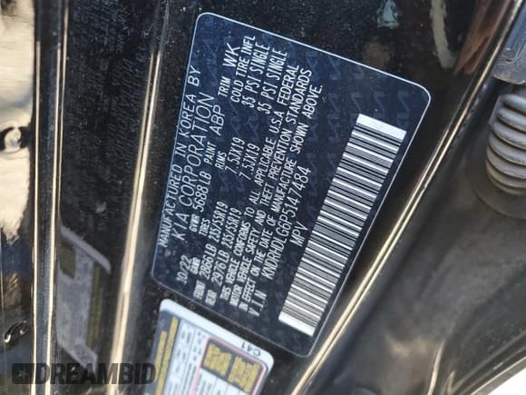 ✅ 2023 Kia Sorento EX • VIN: KNDRHDLG6P5147484 • Lot: 92825185. Wystawiony na Copart z przebiegiem 63 521 mil. Bezpłatny archiwum sprzedaży aukcyjnych z USA i szczegółowy raport historii pojazdu na DreamBid. Zdjęcie 13.