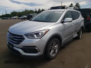 ✅ 2018 Hyundai Santa Fe 2.4L • VIN: 5XYZTDLB2JG507075 • Лот: 57235572. Опубликован ранее на Copart с пробегом 90 824 миль. Бесплатный доступ к архиву аукционных продаж из США и подробный отчёт об истории автомобиля на DreamBid. Изображение 2.