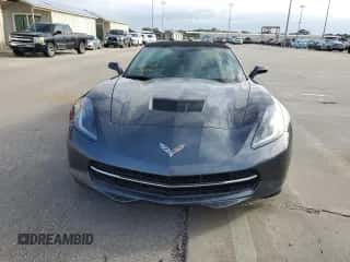 2014 Chevrolet Corvette Z51 3LT z VIN 1G1YM3D77E5125967, wystawiony jako Copart lot #74243324 z przebiegiem Nie podano mil oraz Szkoda całkowita • Salvage title. Historia ofert i sprzedaży dostępna na DreamBid. Obrazek 5.