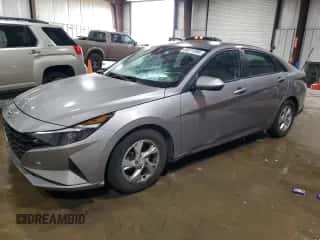 2021 Hyundai Elantra SE with VIN KMHLL4AG1MU120844, listed as a Copart auction lot 85271385 with 52,548 mi miles and Salvage title. Bid and sale history available at DreamBid. Image 1.