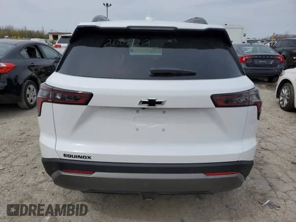 2025 Chevrolet Equinox FWD LT с VIN 3GNAXHEG6SL260212, выставлен на аукционе Copart как лот 53155985 с пробегом 383 миль миль и Списание • Salvage title. История ставок и продаж доступна на DreamBid. Изображение 6.