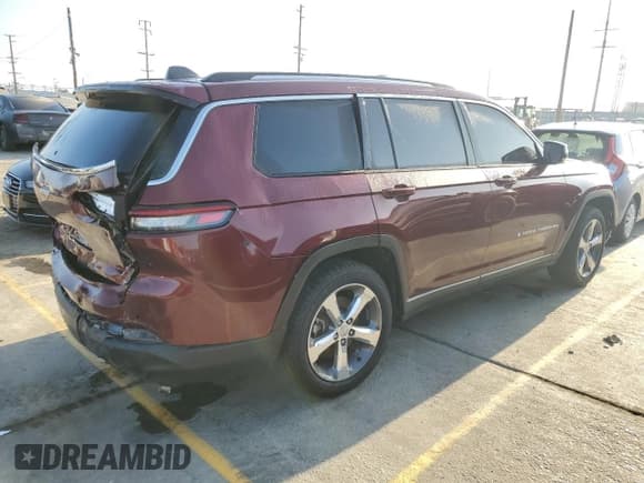 ✅ 2022 Jeep Grand Cherokee Limited • VIN: 1C4RJKBG8N8506386 • Lot: 90077355. Wystawiony na Copart z przebiegiem 53 041 mil. Bezpłatny archiwum sprzedaży aukcyjnych z USA i szczegółowy raport historii pojazdu na DreamBid. Zdjęcie 3.