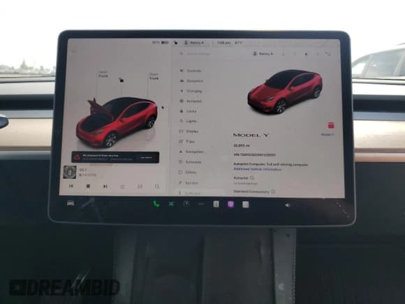 ✅ 2024 Tesla Model Y • VIN: 7SAYGDED6RF028551 • Lot: 86297315. Wystawiony na Copart z przebiegiem 22 853 mil. Bezpłatny archiwum sprzedaży aukcyjnych z USA i szczegółowy raport historii pojazdu na DreamBid. Zdjęcie 9.