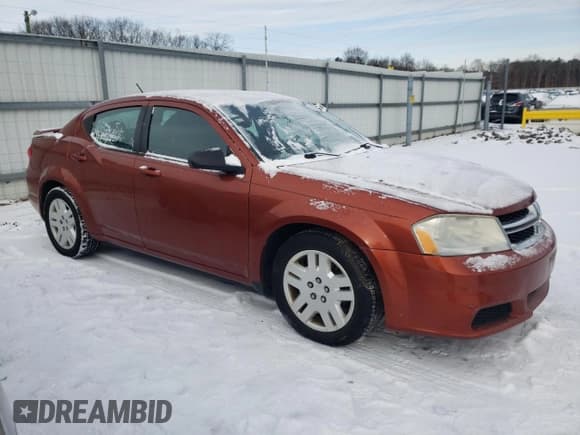 ✅ 2012 Dodge Avenger SE • VIN: 1C3CDZAB4CN238449 • Лот: 89296335. Опубликован ранее на Copart с пробегом 91 975 миль. Бесплатный доступ к архиву аукционных продаж из США и подробный отчёт об истории автомобиля на DreamBid. Изображение 4.
