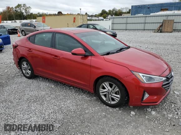 2020 Hyundai Elantra SEL with VIN 5NPD84LF1LH551644, listed as a Copart auction lot 87410875 with 47,018 mi miles and Salvage title. Bid and sale history available at DreamBid. Image 4.