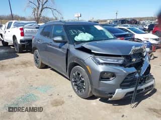 2021 Chevrolet TrailBlazer LT with VIN KL79MPSL2MB158861, listed as a IAAI auction lot 41779751 with 47,524 mi miles and . Bid and sale history available at DreamBid. Image 1.