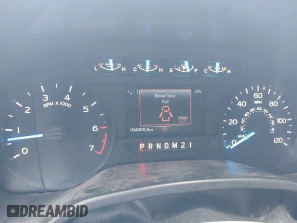 ✅ 2017 Ford F-150 XL • VIN: 1FTEX1EP3HKD16134 • Lot: 42905846. Listed on IAAI with 164,906 mi. Free auction sales archive from the USA and detailed vehicle history report at DreamBid. Image 7.