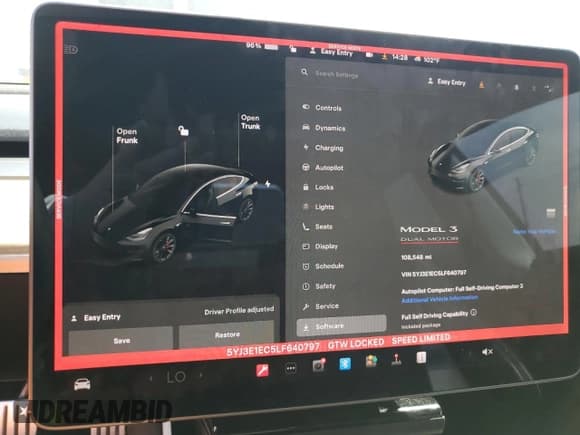 ✅ 2020 Tesla Model 3 Performance • VIN: 5YJ3E1EC5LF640797 • Lot: 52444505. Listed on Copart with 108,548 mi. Free auction sales archive from the USA and detailed vehicle history report at DreamBid. Image 9.