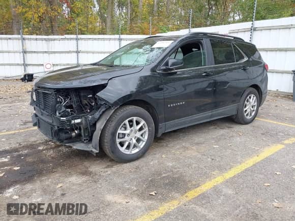 2023 Chevrolet Equinox LT with VIN 3GNAXUEG9PL123975, listed as a IAAI auction lot 43481402 with 23,553 mi miles and . Bid and sale history available at DreamBid. Image 18.