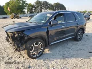 2024 Hyundai Palisade SEL z VIN KM8R44GE6RU764134, wystawiony jako Copart lot #53760365 z przebiegiem 71 535 mil mil oraz Szkoda całkowita • Salvage title. Historia ofert i sprzedaży dostępna na DreamBid. Obrazek 1.