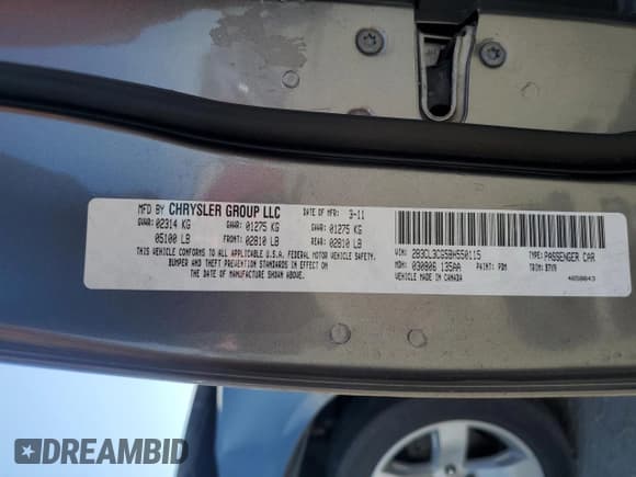 ✅ 2011 Dodge Charger Rallye • VIN: 2B3CL3CG5BH550115 • Lot: 55343285. Wystawiony na Copart z przebiegiem 141 079 mil. Bezpłatny archiwum sprzedaży aukcyjnych z USA i szczegółowy raport historii pojazdu na DreamBid. Zdjęcie 12.