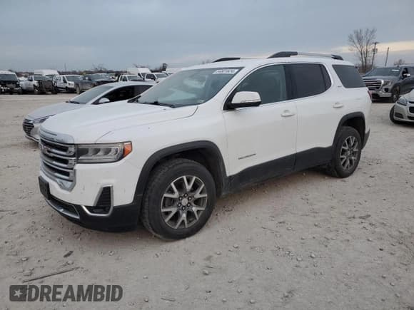 ✅ 2020 GMC Acadia SLT • VIN: 1GKKNML4XLZ202400 • Лот: 84801624. Опубликован ранее на Copart с пробегом 101 763 миль. Бесплатный доступ к архиву аукционных продаж из США и подробный отчёт об истории автомобиля на DreamBid. Изображение 1.