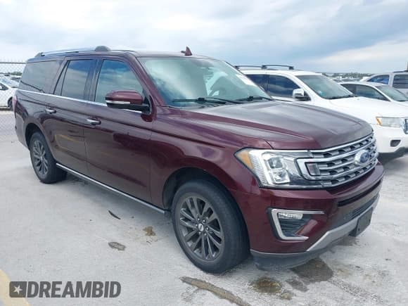 ✅ 2021 Ford Expedition Max Limited • VIN: 1FMJK1KT8MEA09853 • Lot: 42179670. Listed on IAAI with 85,968 mi. Free auction sales archive from the USA and detailed vehicle history report at DreamBid. Image 1.