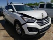 ✅ 2014 Hyundai Santa Fe • VIN: 5XYZU3LA8EG172991 • Lot: 52577414. Listed on Copart with 108,261 mi. Free auction sales archive from the USA and detailed vehicle history report at DreamBid. Image 4.