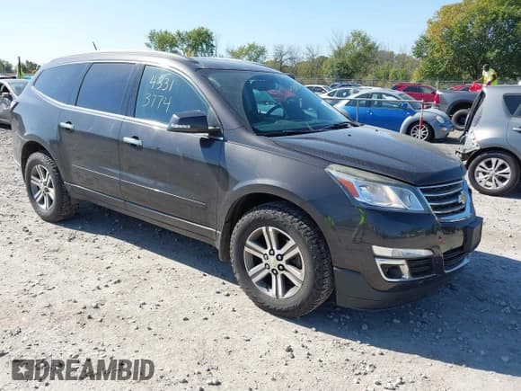 ✅ 2017 Chevrolet Traverse LT • VIN: 1GNKVHKD1HJ163696 • Lot: 43313774. Wystawiony na IAAI z przebiegiem 157 516 mil. Bezpłatny archiwum sprzedaży aukcyjnych z USA i szczegółowy raport historii pojazdu na DreamBid. Zdjęcie 1.