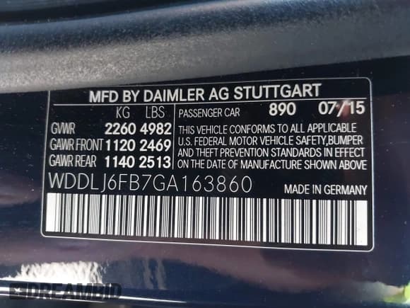 ✅ 2016 Mercedes-Benz CLS 400 • VIN: WDDLJ6FB7GA163860 • Lot: 43530429. Wystawiony na IAAI z przebiegiem 84 319 mil. Bezpłatny archiwum sprzedaży aukcyjnych z USA i szczegółowy raport historii pojazdu na DreamBid. Zdjęcie 9.