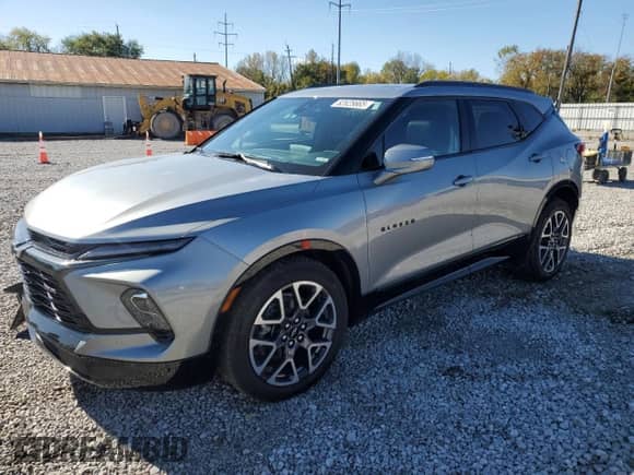 ✅ 2023 Chevrolet Blazer RS • VIN: 3GNKBERS8PS155961 • Lot: 82625665. Listed on Copart with 40,016 mi miles. Access the free auction sales archive from the USA and view a detailed vehicle history report at DreamBid. Image 1.