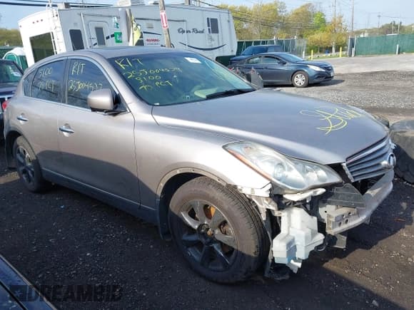 ✅ 2010 Infiniti EX Journey • VIN: JN1AJ0HR3AM753748 • Lot: 42175431. Listed on IAAI with Not provided. Free auction sales archive from the USA and detailed vehicle history report at DreamBid. Image 1.