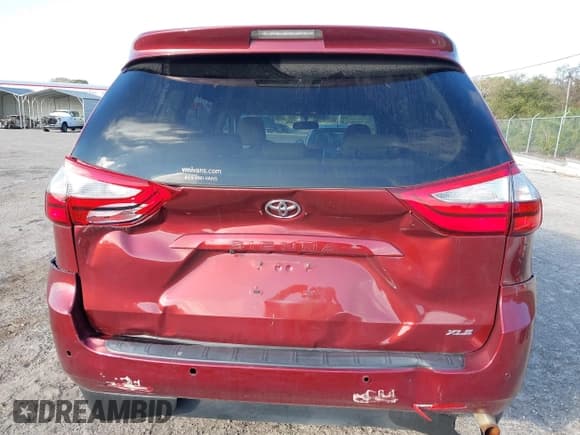 ✅ 2016 Toyota Sienna XLE • VIN: 5TDYK3DC8GS701072 • Lot: 41154795. Listed on IAAI with 52,600 mi. Free auction sales archive from the USA and detailed vehicle history report at DreamBid. Image 6.