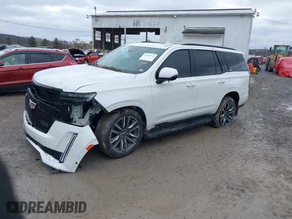✅ 2023 Cadillac Escalade 4WD Sport • VIN: 1GYS4EKL8PR373742 • Лот: 41109624. Опубликован ранее на IAAI с пробегом 15 776 миль. Бесплатный доступ к архиву аукционных продаж из США и подробный отчёт об истории автомобиля на DreamBid. Изображение 2.