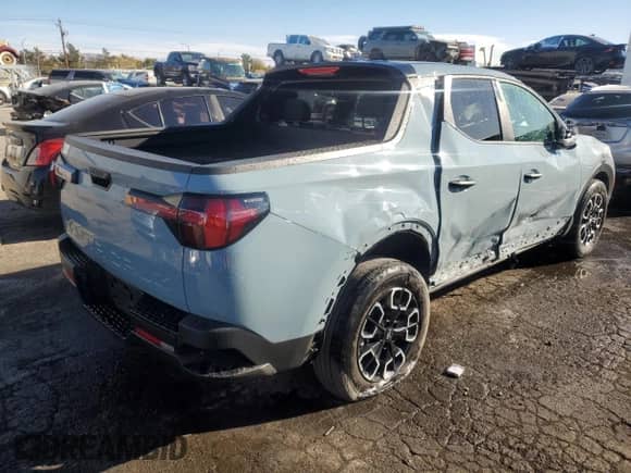 2024 Hyundai Santa Cruz SEL with VIN 5NTJB4AE6RH098789, listed as a Copart auction lot 87691795 with 21,024 mi miles and Salvage title. Bid and sale history available at DreamBid. Image 3.