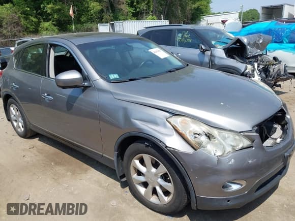 ✅ 2010 Infiniti EX Journey • VIN: JN1AJ0HR0AM751567 • Lot: 42476881. Listed on IAAI with 163,402 mi. Free auction sales archive from the USA and detailed vehicle history report at DreamBid. Image 1.