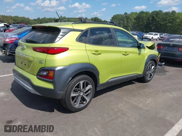 ✅ 2018 Hyundai Kona Ultimate • VIN: KM8K5CA5XJU075963 • Lot: 43262922. Listed on IAAI with 147,899 mi. Free auction sales archive from the USA and detailed vehicle history report at DreamBid. Image 4.