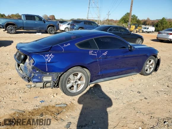 ✅ 2015 Ford Mustang V6 • VIN: 1FA6P8AM5F5392089 • Lot: 90977715. Listed on Copart with 78,392 mi. Free auction sales archive from the USA and detailed vehicle history report at DreamBid. Image 3.