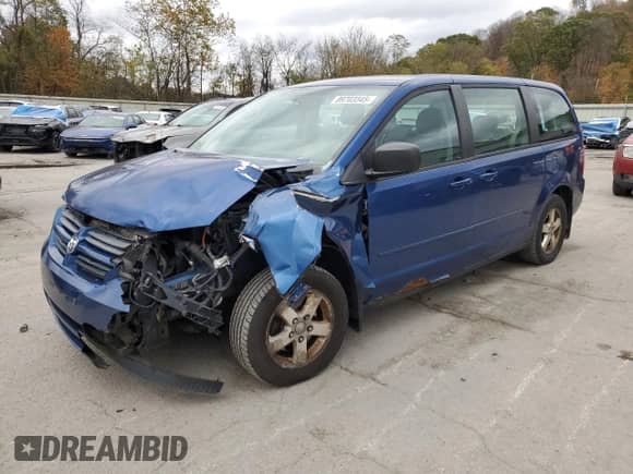 2010 Dodge Grand Caravan SE with VIN 2D4RN4DEXAR336545, listed as a Copart auction lot 89703345 with 184,045 mi miles and Salvage title. Bid and sale history available at DreamBid. Image 1.