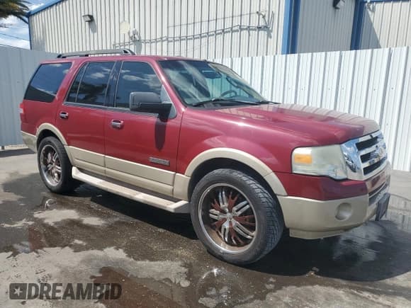 ✅ 2007 Ford Expedition Eddie Bauer • VIN: 1FMFU17587LA36433 • Lot: 51516465. Listed on Copart with Not provided. Free auction sales archive from the USA and detailed vehicle history report at DreamBid. Image 4.
