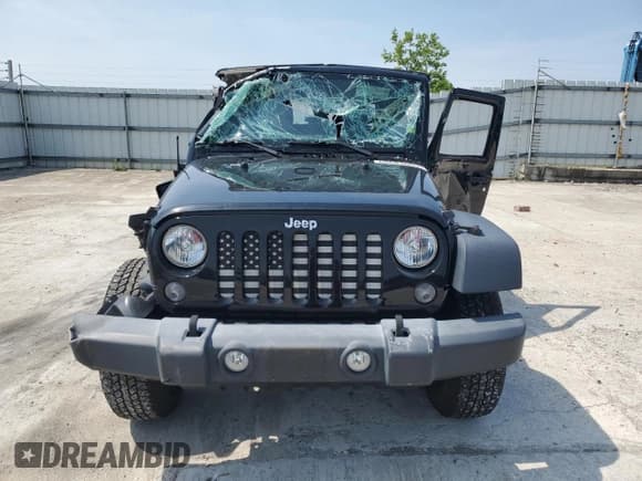 ✅ 2018 Jeep Wrangler Willys Wheeler W • VIN: 1C4AJWAG7JL860204 • Lot: 60683605. Listed on Copart with 59,606 mi. Free auction sales archive from the USA and detailed vehicle history report at DreamBid. Image 5.