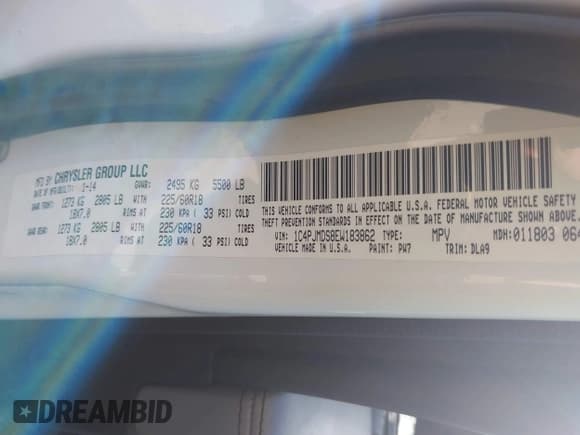 ✅ 2014 Jeep Cherokee Limited • VIN: 1C4PJMDS8EW183862 • Лот: 43470095. Опубликован ранее на IAAI с пробегом 77 523 миль. Бесплатный доступ к архиву аукционных продаж из США и подробный отчёт об истории автомобиля на DreamBid. Изображение 9.