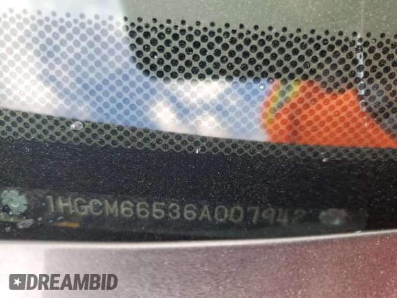 ✅ 2006 Honda Accord EX-L • VIN: 1HGCM66536A007942 • Lot: 92721095. Listed on Copart with 106,733 mi. Free auction sales archive from the USA and detailed vehicle history report at DreamBid. Image 12.