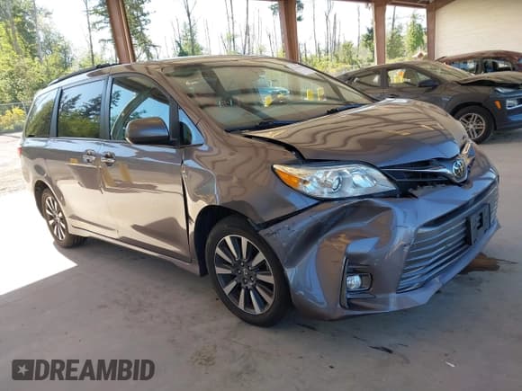 ✅ 2019 Toyota Sienna XLE • VIN: 5TDDZ3DC0KS223202 • Lot: 42344665. Listed on IAAI with 214,280 mi. Free auction sales archive from the USA and detailed vehicle history report at DreamBid. Image 1.