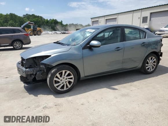 ✅ 2012 Mazda 3 i Touring • VIN: JM1BL1V72C1596027 • Lot: 57348385. Listed on Copart with 146,538 mi. Free auction sales archive from the USA and detailed vehicle history report at DreamBid. Image 1.