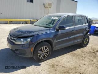 ✅ 2013 Volkswagen Tiguan S • VIN: WVGAV3AX7DW577836 • Lot: 46491625. Listed on Copart with 108,349 mi. Free auction sales archive from the USA and detailed vehicle history report at DreamBid. Image 1.