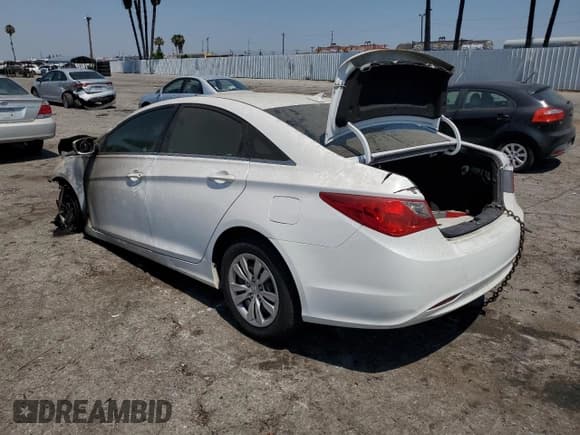 ✅ 2013 Hyundai Sonata GLS • VIN: 5NPEB4AC2DH604609 • Lot: 62063894. Listed on Copart with Not provided. Free auction sales archive from the USA and detailed vehicle history report at DreamBid. Image 2.