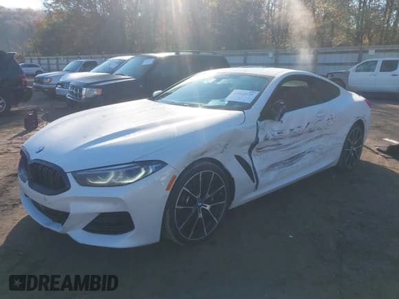 ✅ 2024 BMW 8 Series 840i • VIN: WBAAE4C05RCR08896 • Lot: 43613152. Listed on IAAI with 2,999 mi. Free auction sales archive from the USA and detailed vehicle history report at DreamBid. Image 17.