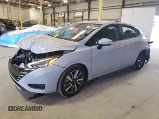 ✅ 2025 Nissan Versa SV • VIN: 3N1CN8EV7SL817430 • Lot: 92571725. Listed on Copart with 25,555 mi. Free auction sales archive from the USA and detailed vehicle history report at DreamBid. Image 1.