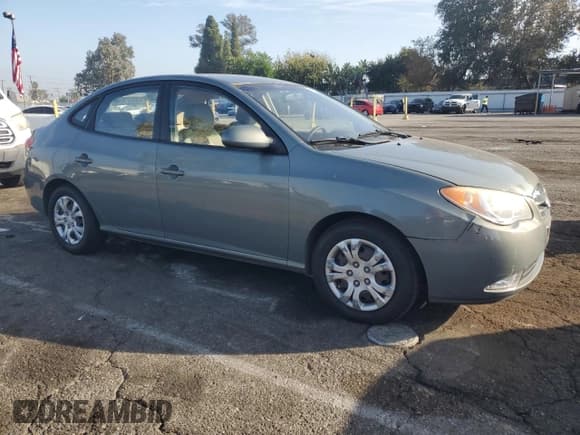 ✅ 2010 Hyundai Elantra SE • VIN: KMHDU4AD8AU127311 • Lot: 91235465. Listed on Copart with 170,690 mi. Free auction sales archive from the USA and detailed vehicle history report at DreamBid. Image 4.