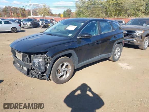 ✅ 2022 Hyundai Tucson SE • VIN: 5NMJACAE0NH053009 • Lot: 43550808. Listed on IAAI with 48,601 mi. Free auction sales archive from the USA and detailed vehicle history report at DreamBid. Image 2.