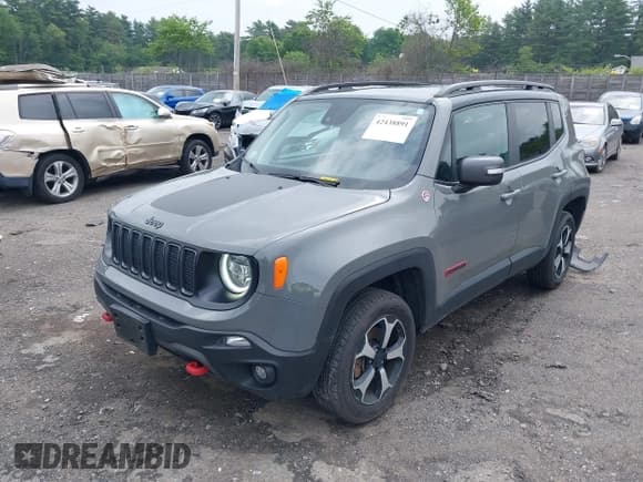 ✅ 2021 Jeep Renegade Trailhawk • VIN: ZACNJDC12MPM56979 • Lot: 42438891. Listed on IAAI with 66,926 mi. Free auction sales archive from the USA and detailed vehicle history report at DreamBid. Image 17.