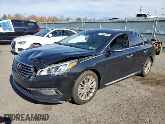 ✅ 2015 Hyundai Sonata Limited • VIN: 5NPE34AF2FH103083 • Лот: 91440245. Опубликован ранее на Copart с пробегом 105 729 миль. Бесплатный доступ к архиву аукционных продаж из США и подробный отчёт об истории автомобиля на DreamBid. Изображение 1.