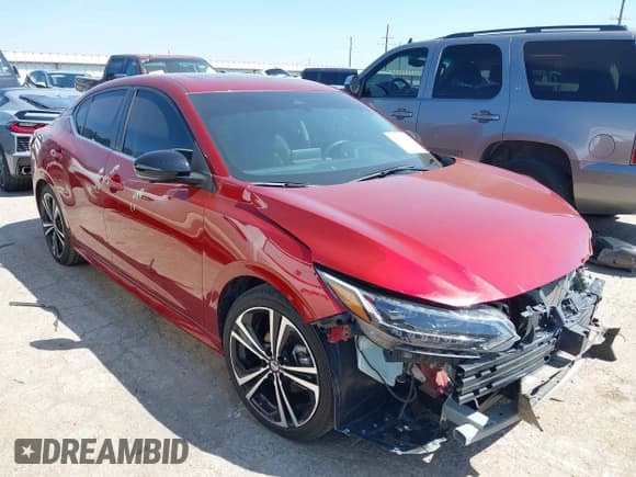 ✅ 2023 Nissan Sentra SR • VIN: 3N1AB8DV7PY239776 • Lot: 43237264. Listed on IAAI with 24,018 mi. Free auction sales archive from the USA and detailed vehicle history report at DreamBid. Image 1.