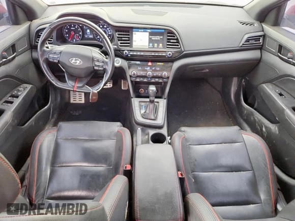 ✅ 2019 Hyundai Elantra Sport • VIN: KMHD04LB1KU842505 • Lot: 62017645. Listed on Copart with 85,890 mi. Free auction sales archive from the USA and detailed vehicle history report at DreamBid. Image 8.