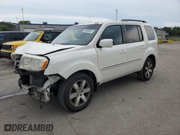 ✅ 2014 Honda Pilot Touring • VIN: 5FNYF3H98EB020088 • Lot: 68920835. Listed on Copart with 208,299 mi. Free auction sales archive from the USA and detailed vehicle history report at DreamBid. Image 1.